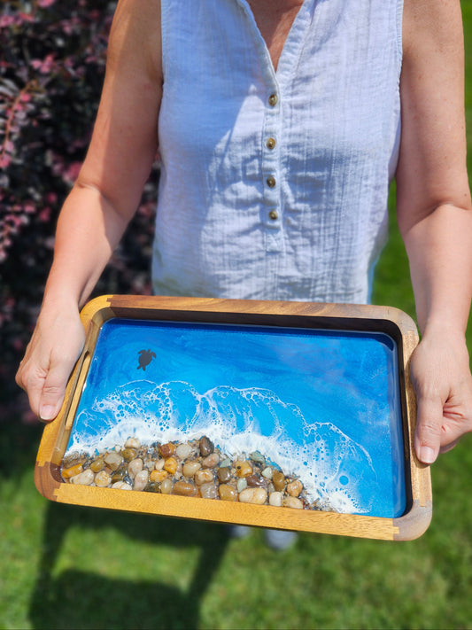 Catch all Tray | Pacific Blue Pebble Beach