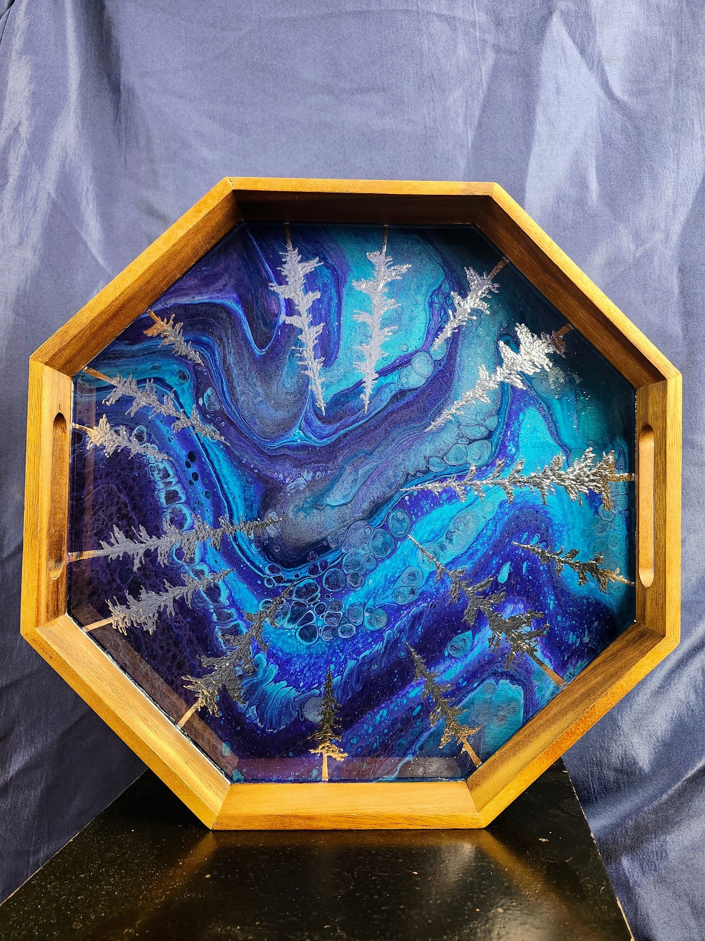 Silver Forest Serving Tray | Medium
