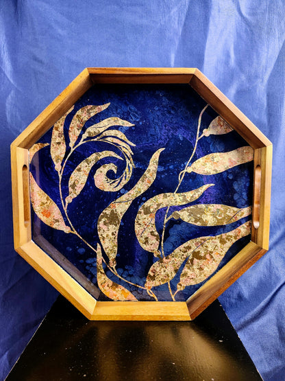 Gilded Kelp Serving Tray | Medium
