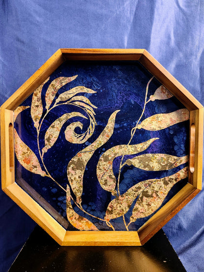 Gilded Kelp Serving Tray | Medium