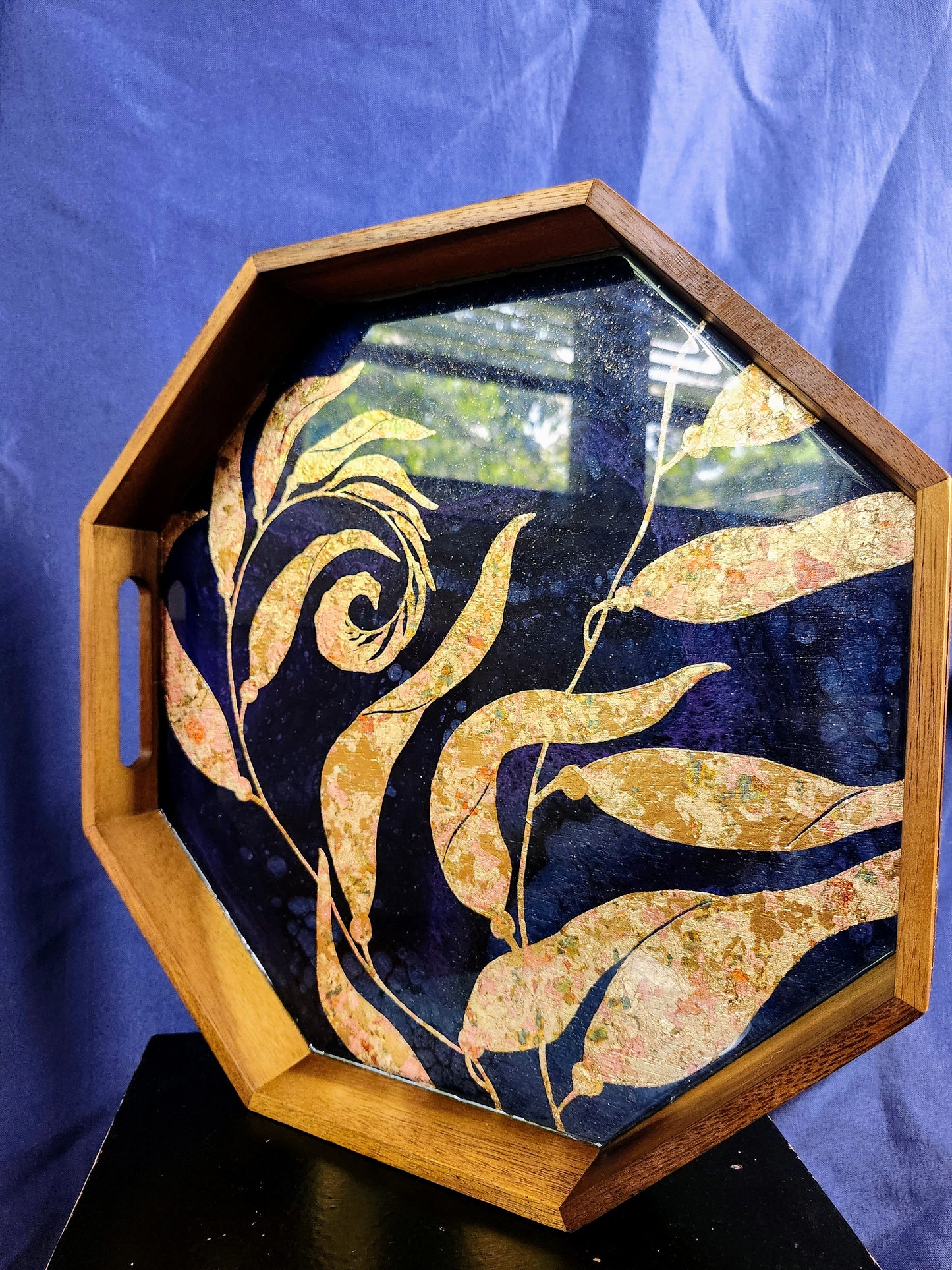 Gilded Kelp Serving Tray | Medium
