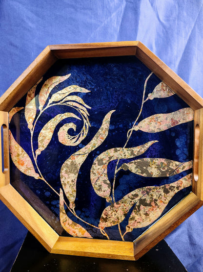 Gilded Kelp Serving Tray | Medium