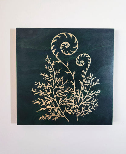 Gold Fern Original Painting
