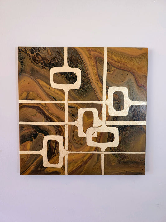 Mid Modern Century inspired Original Painting