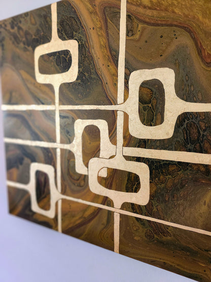 Mid Modern Century inspired Original Painting