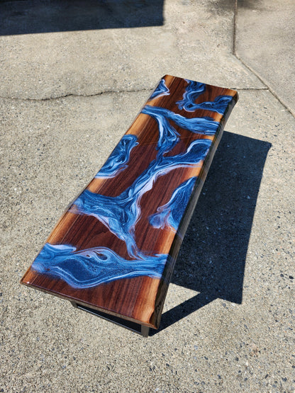 Black Walnut Bench (live edge)
