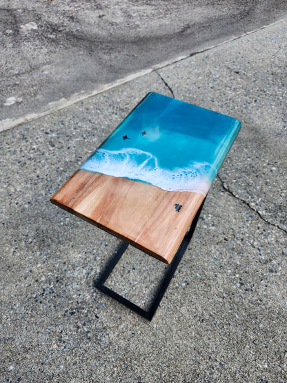 Ocean C Table with turtle + Rays | Outlets | Caribbean Blue