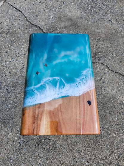 Ocean C Table with turtle + Rays | Outlets | Caribbean Blue