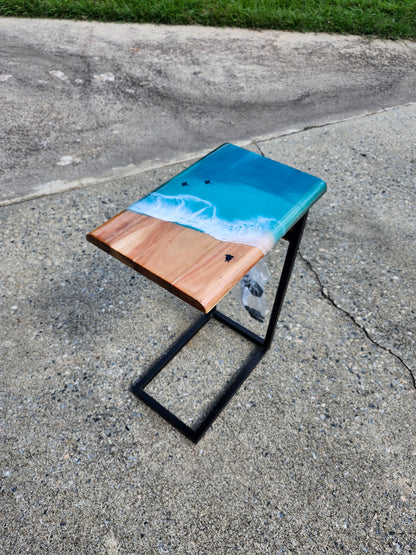 Ocean C Table with turtle + Rays | Outlets | Caribbean Blue