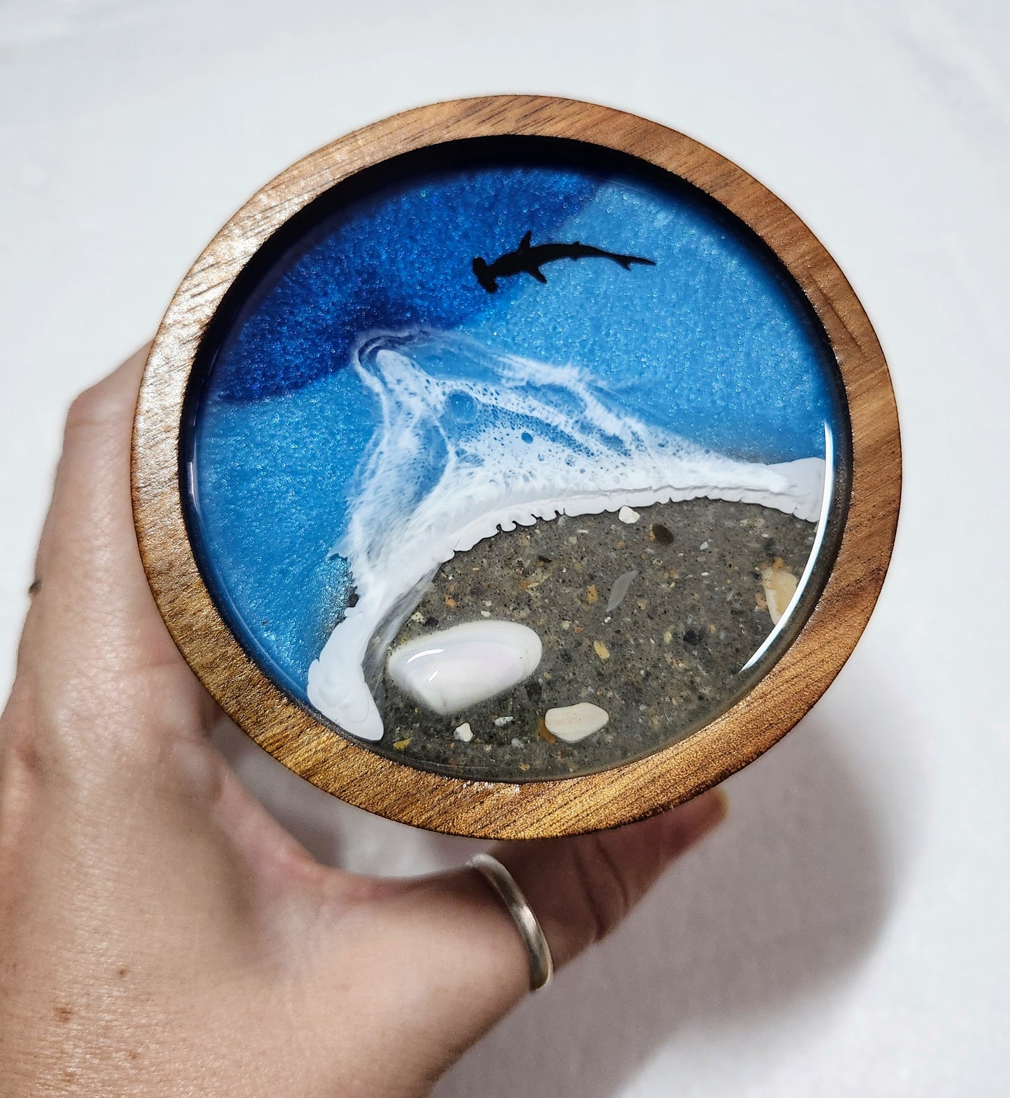 Airtight Glass Jar | Sandy Beach | Pacific Blue Ocean