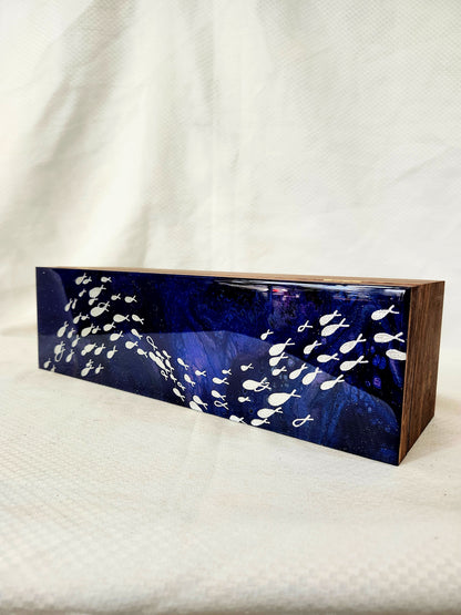 Silver Fish Tea Box