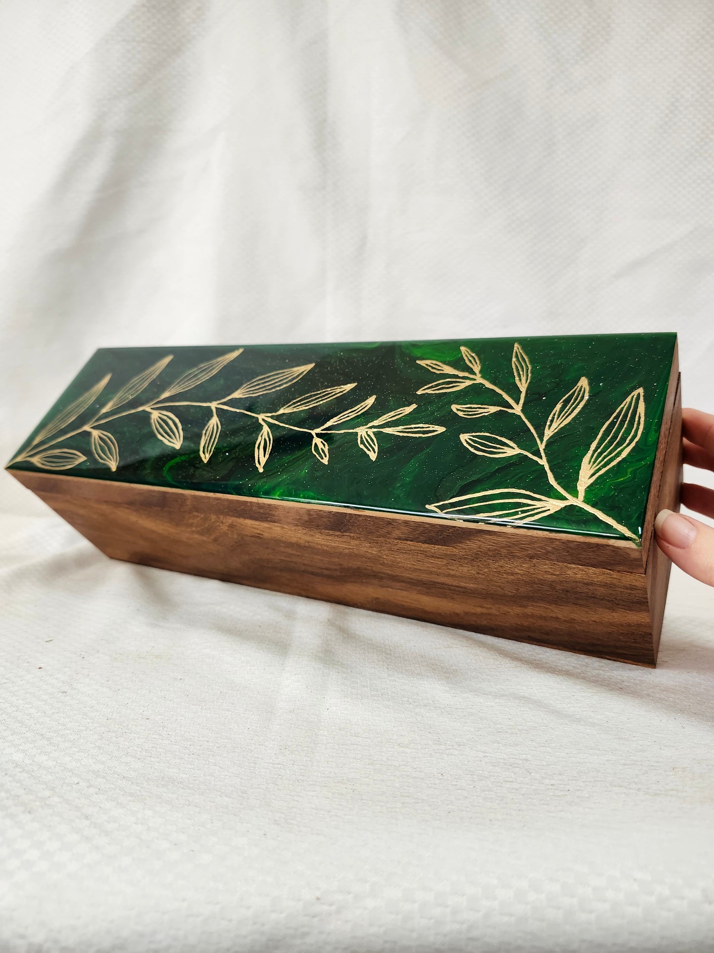 Gold Leaves Tea Box