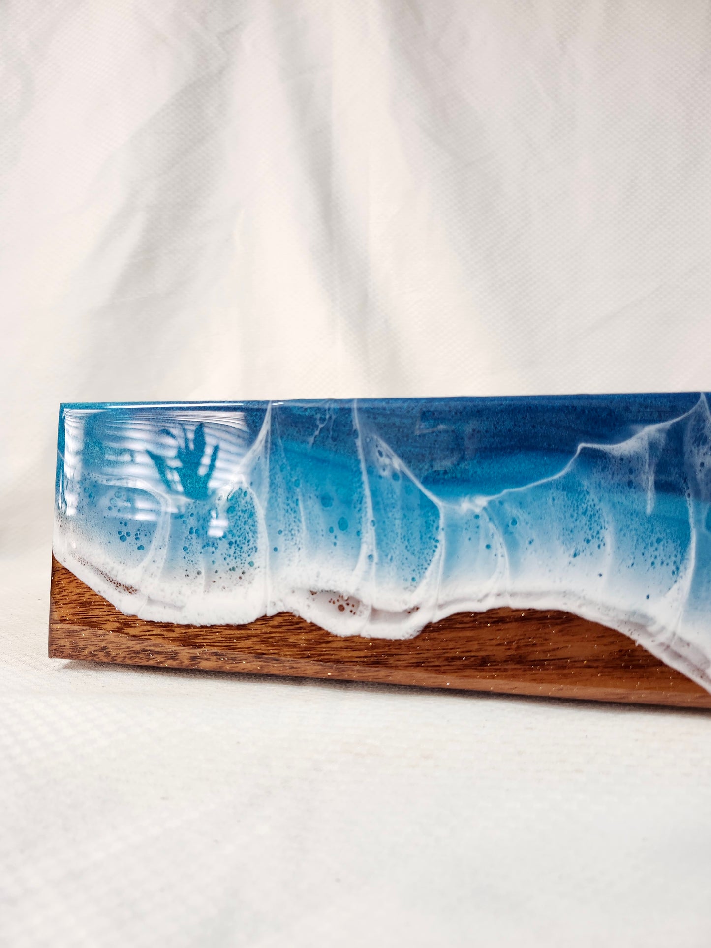 Ocean Tea Box with Turtle and Glitter Beach