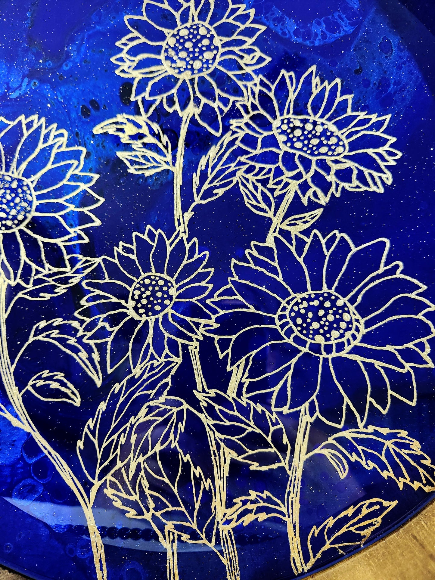 Sunflower Serving Tray | Medium (15 inch)