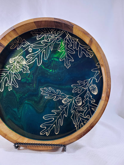 Oak Leaf Serving Tray | Medium (15 inch)