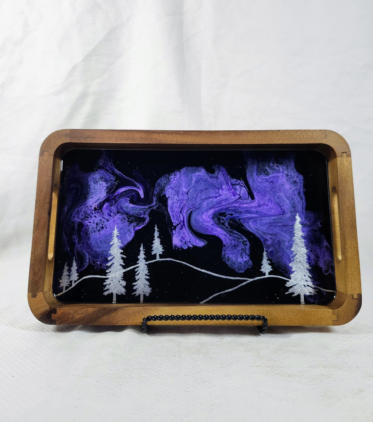 Aurora inspired Catch All Tray (Purple Sky)