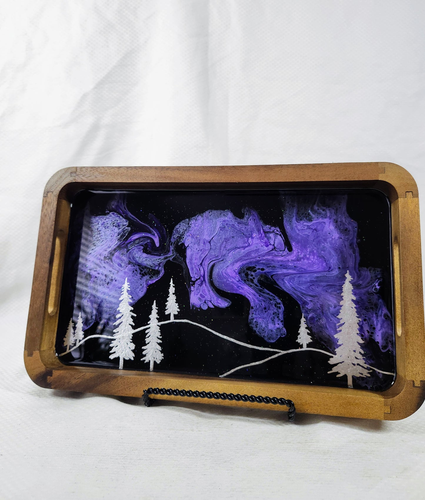Aurora inspired Catch All Tray (Purple Sky)