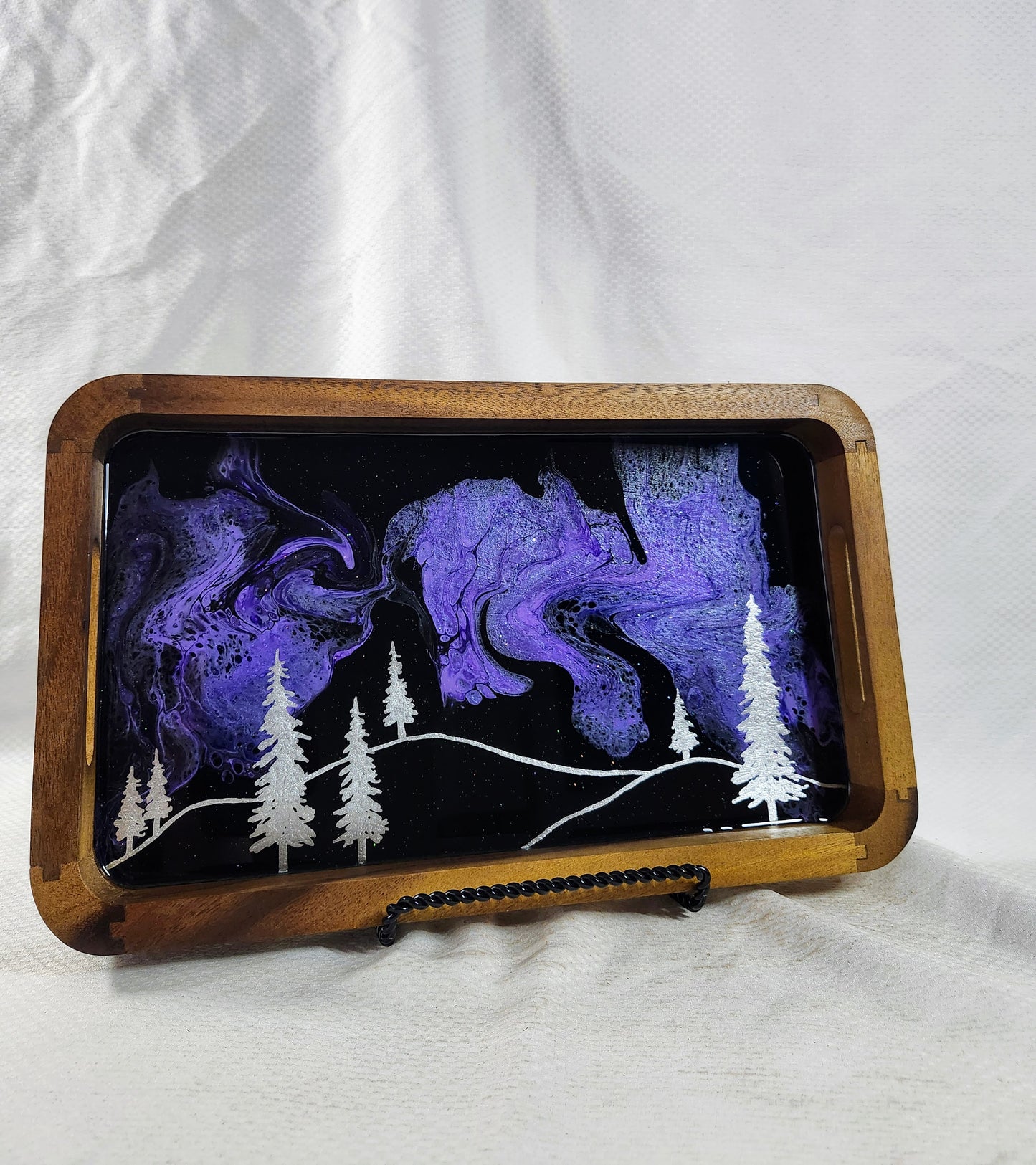 Aurora inspired Catch All Tray (Purple Sky)