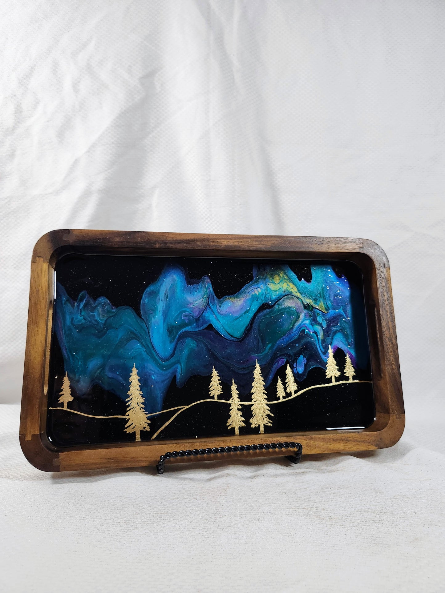 Aurora inspired Catch All Tray (Blue Sky)