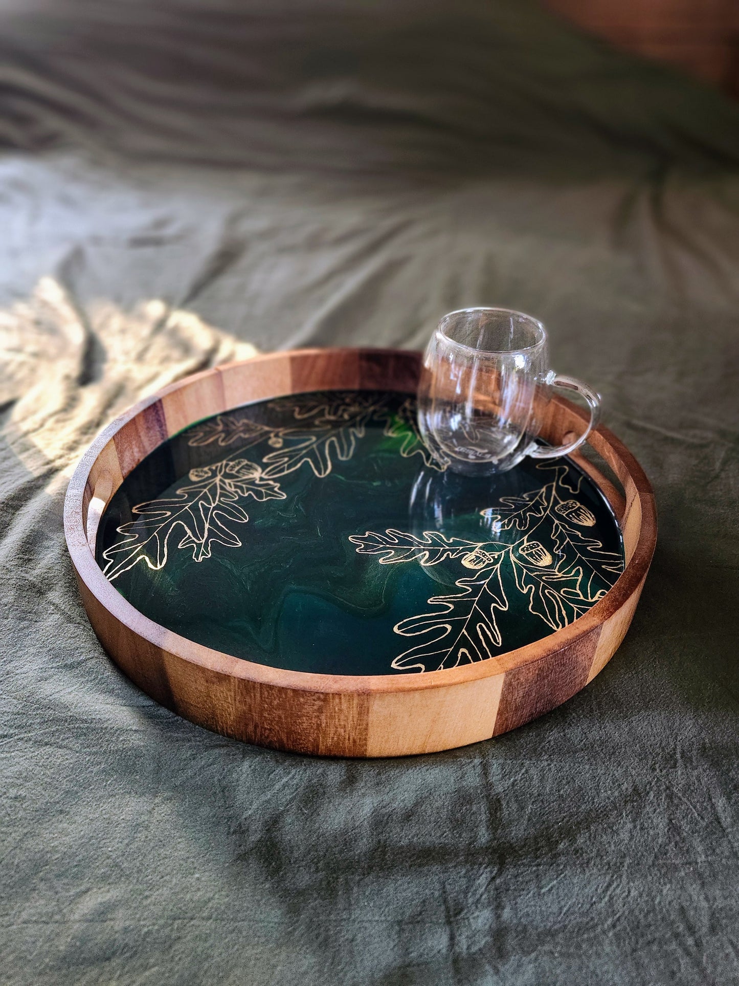 Oak Leaf Serving Tray | Medium (15 inch)