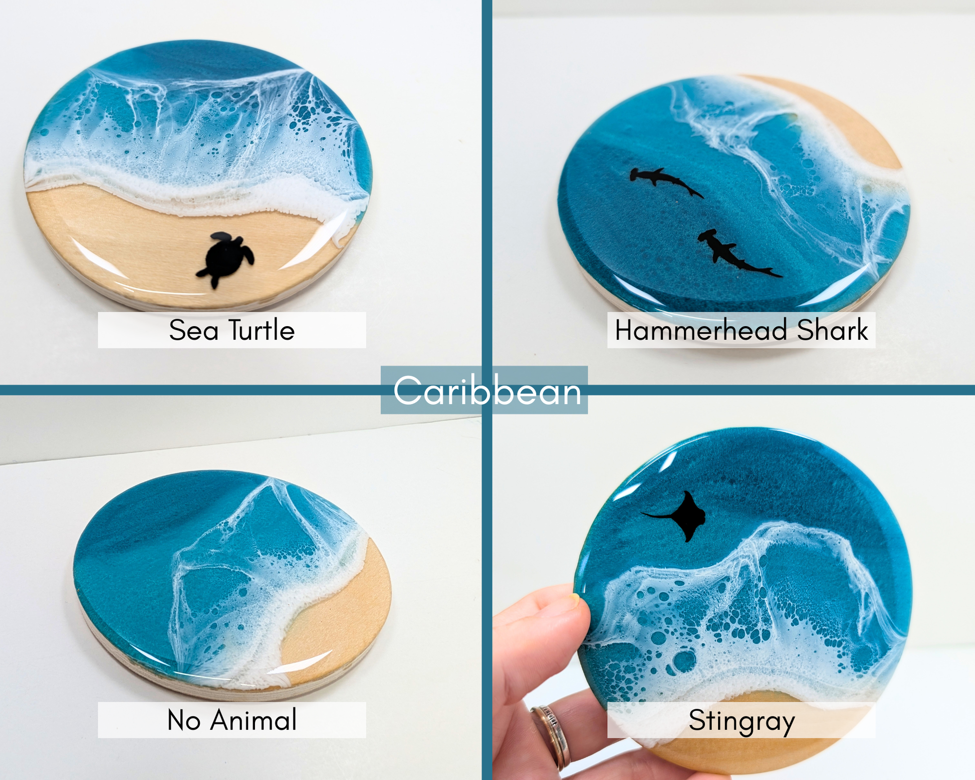 Ocean Coasters – Sarah Lee Studio