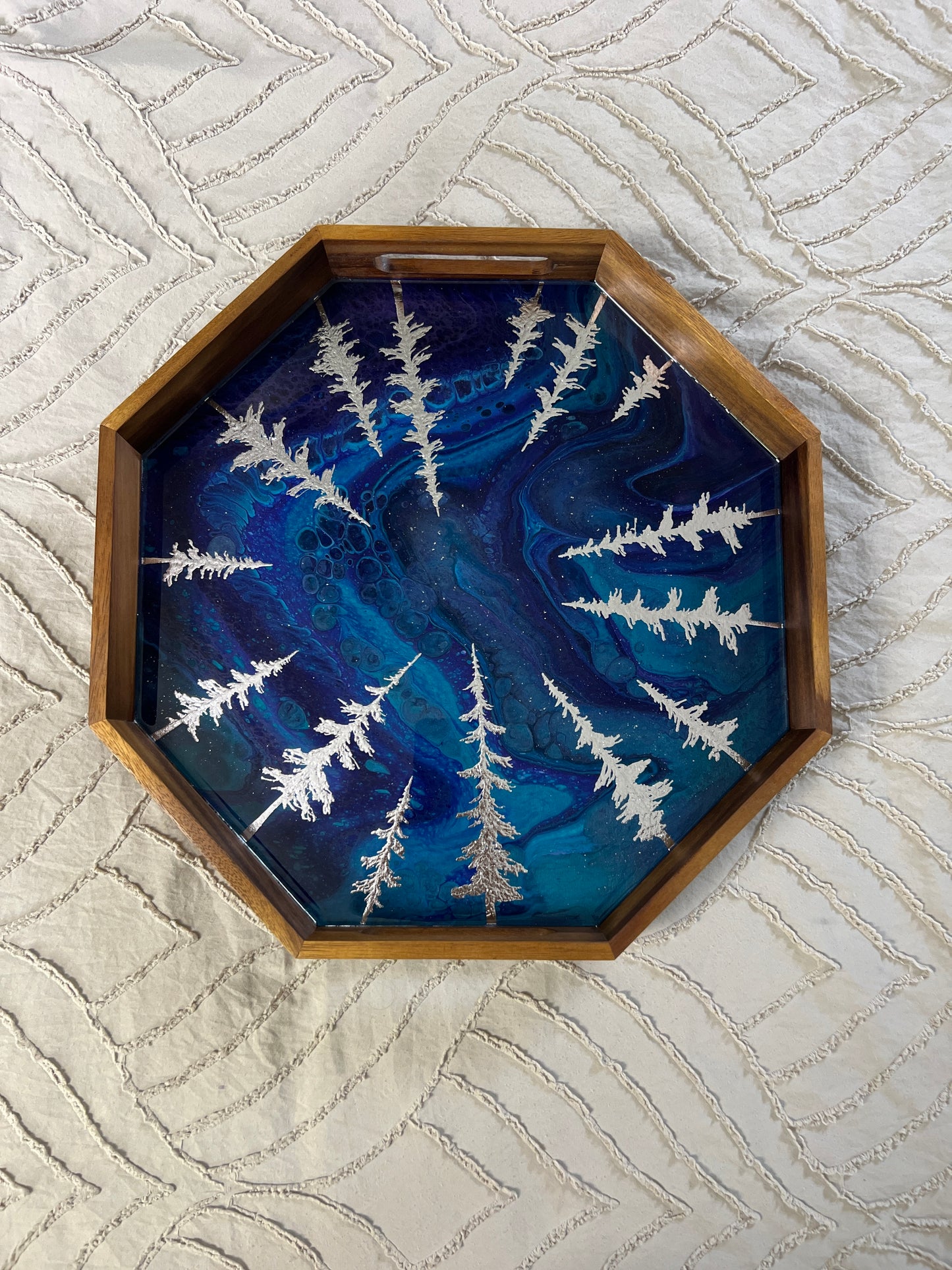 Silver Forest Serving Tray | Medium