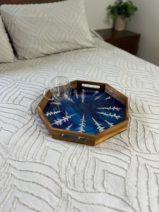 Silver Forest Serving Tray | Medium