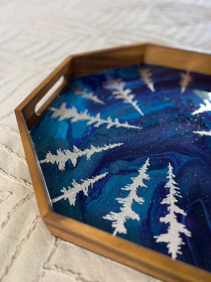 Silver Forest Serving Tray | Medium