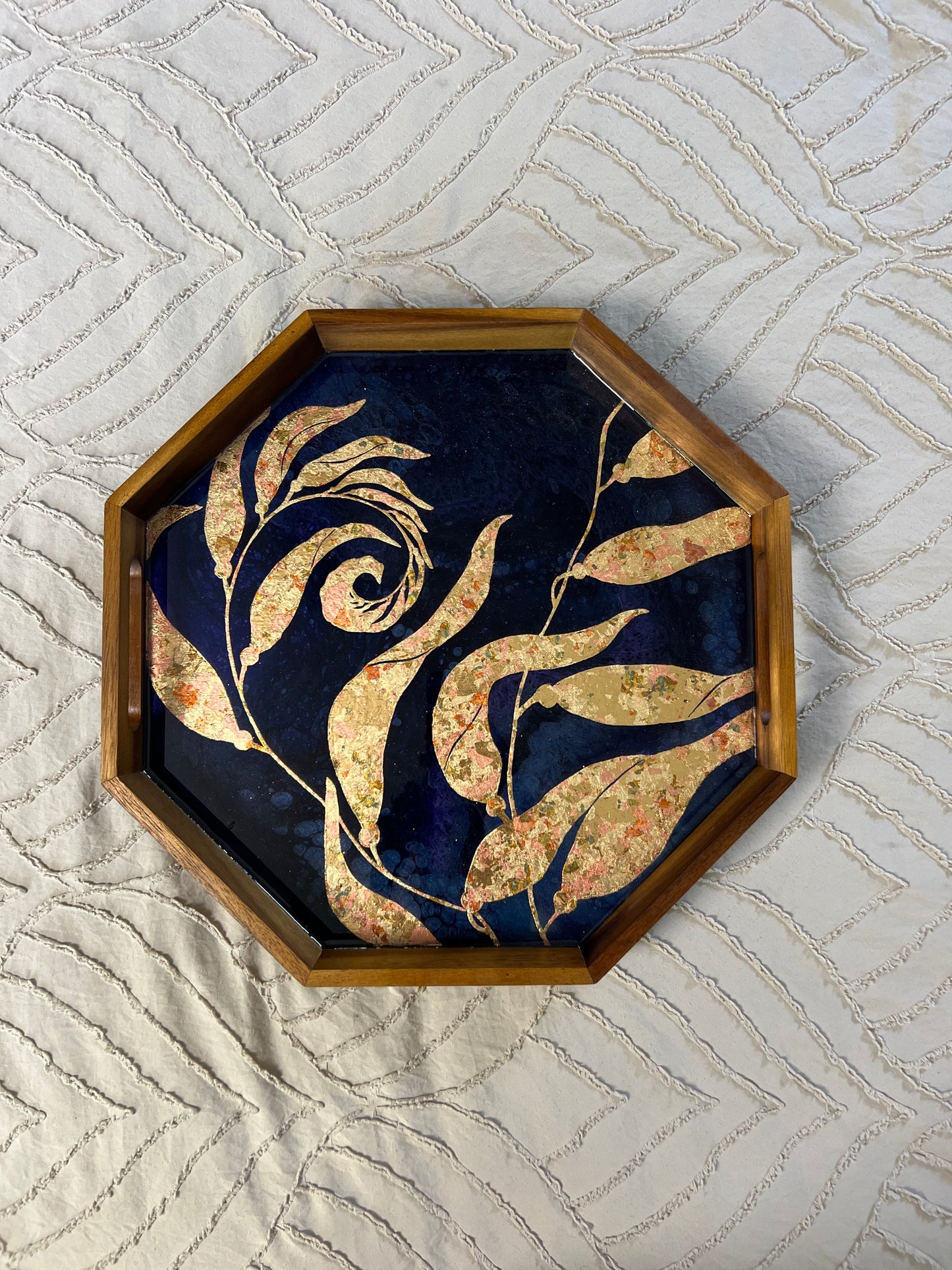Gilded Kelp Serving Tray | Medium