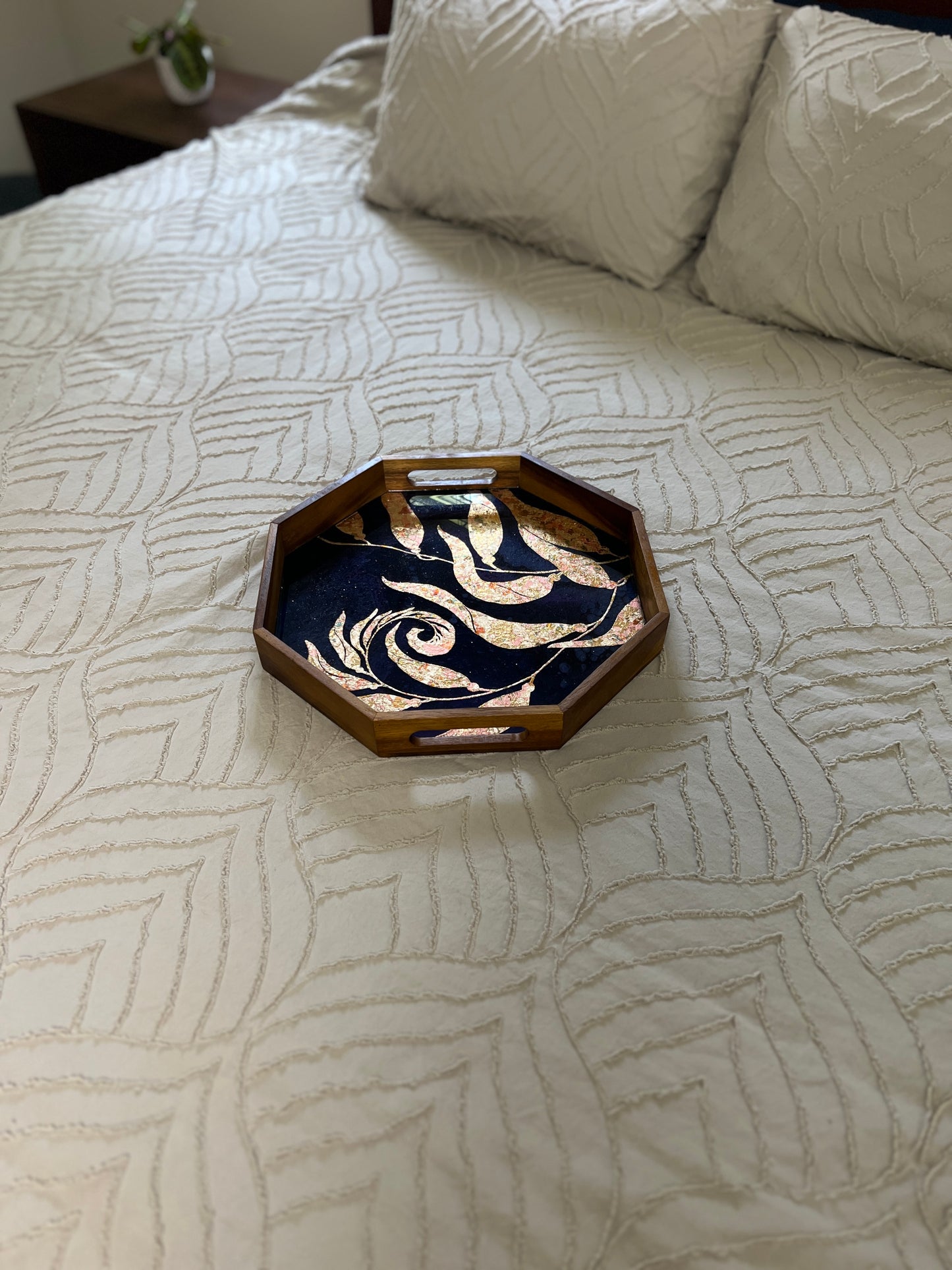 Gilded Kelp Serving Tray | Medium