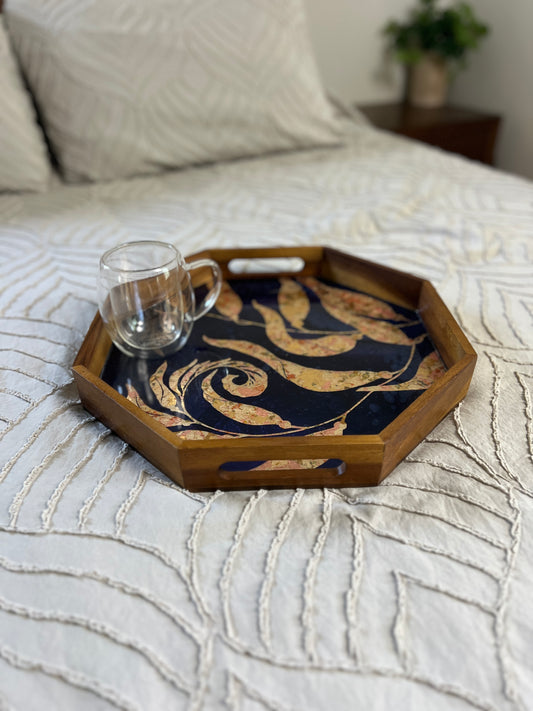 Gilded Kelp Serving Tray | Medium