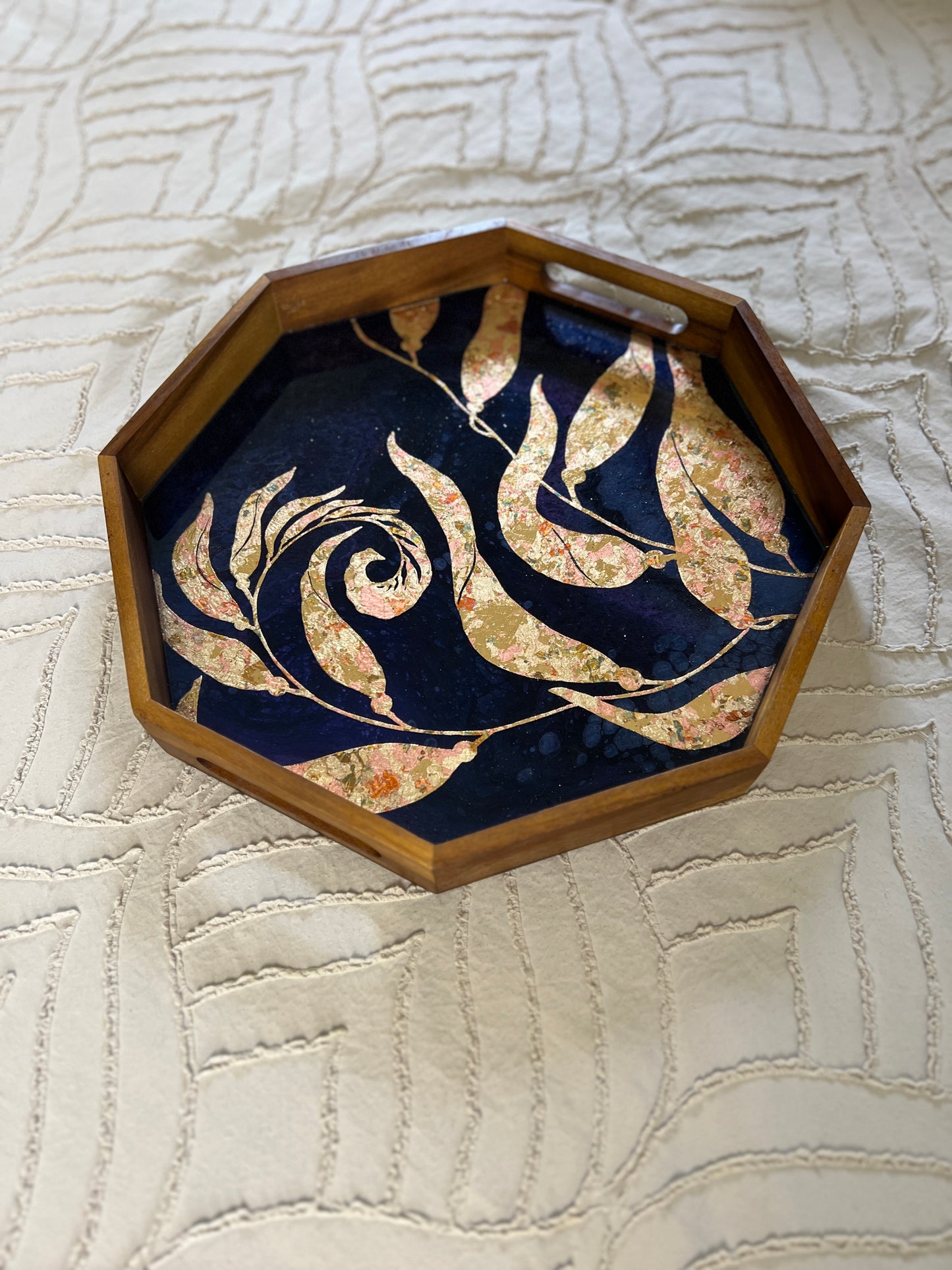 Gilded Kelp Serving Tray | Medium