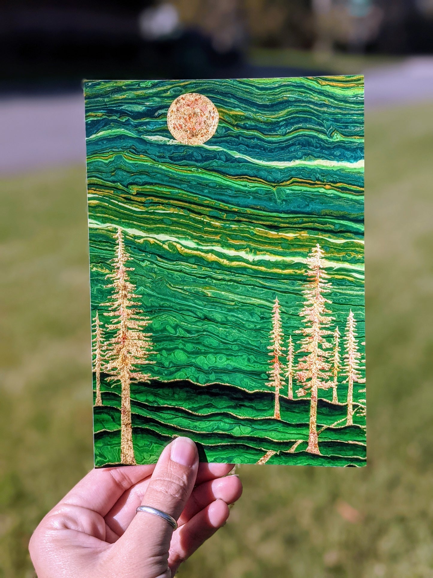 Emerald Forest Print