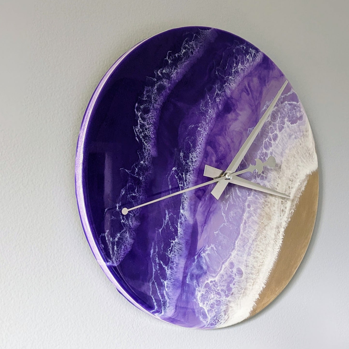 Purple Ocean Clock