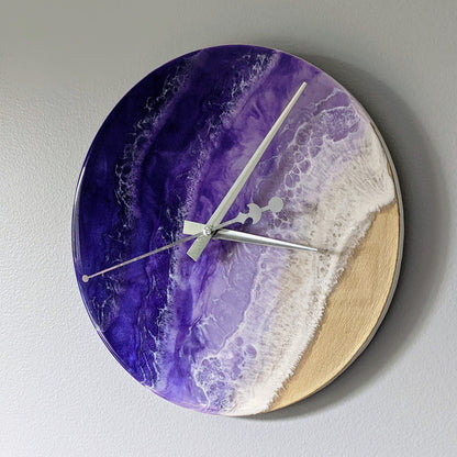 Purple Ocean Clock