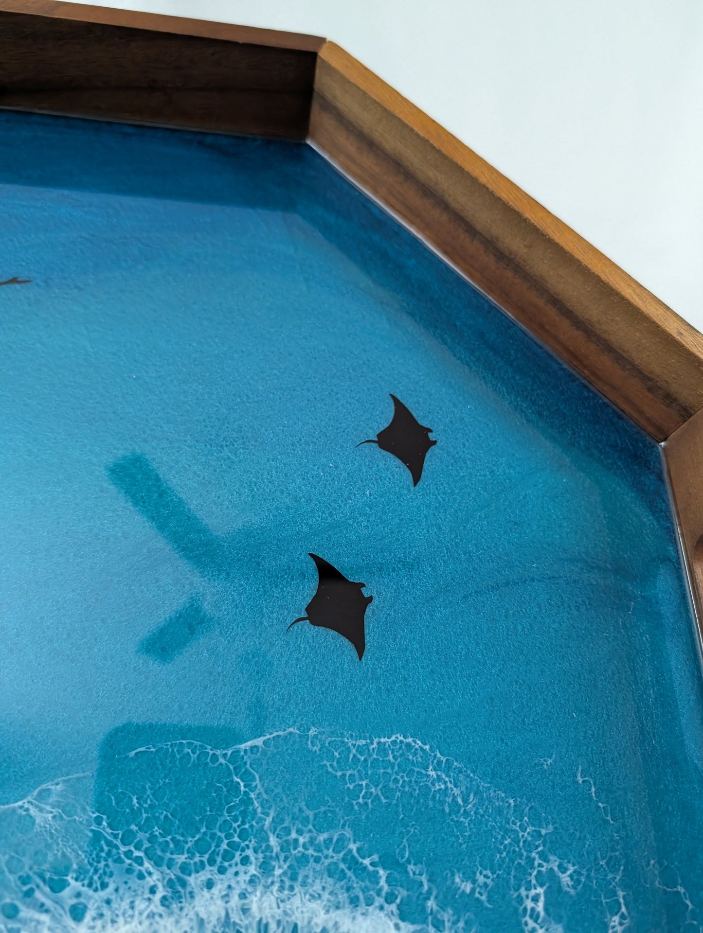 Caribbean Serving Tray with animals (17 inch Octagon)