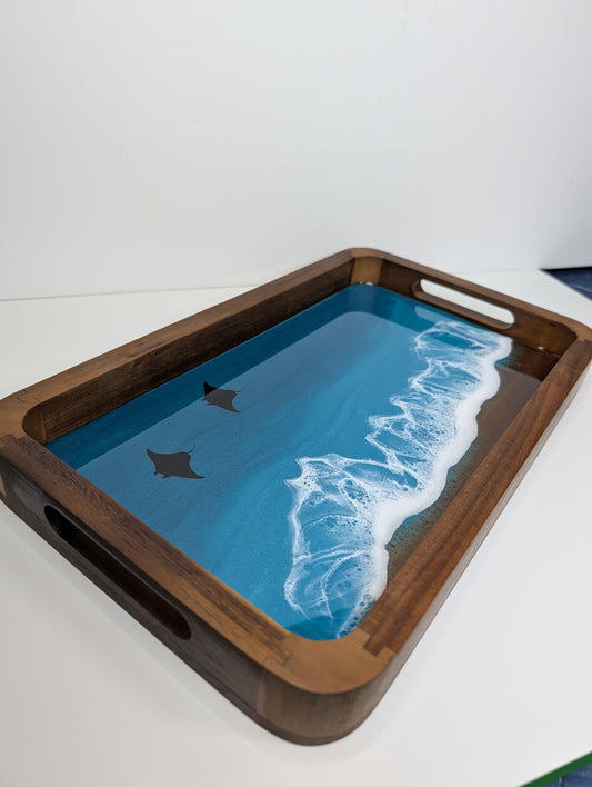 Catch all Tray | Manta Rays, Caribbean Ocean
