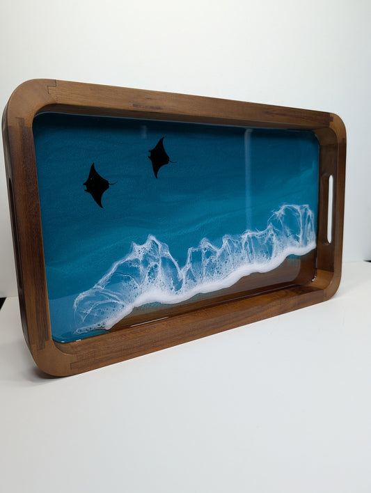 Catch all Tray | Manta Rays, Caribbean Ocean