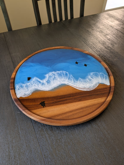 Lazy Susan | Pacific Ocean (large, 18 inch)