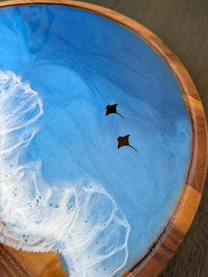 Lazy Susan | Pacific Ocean (large, 18 inch)