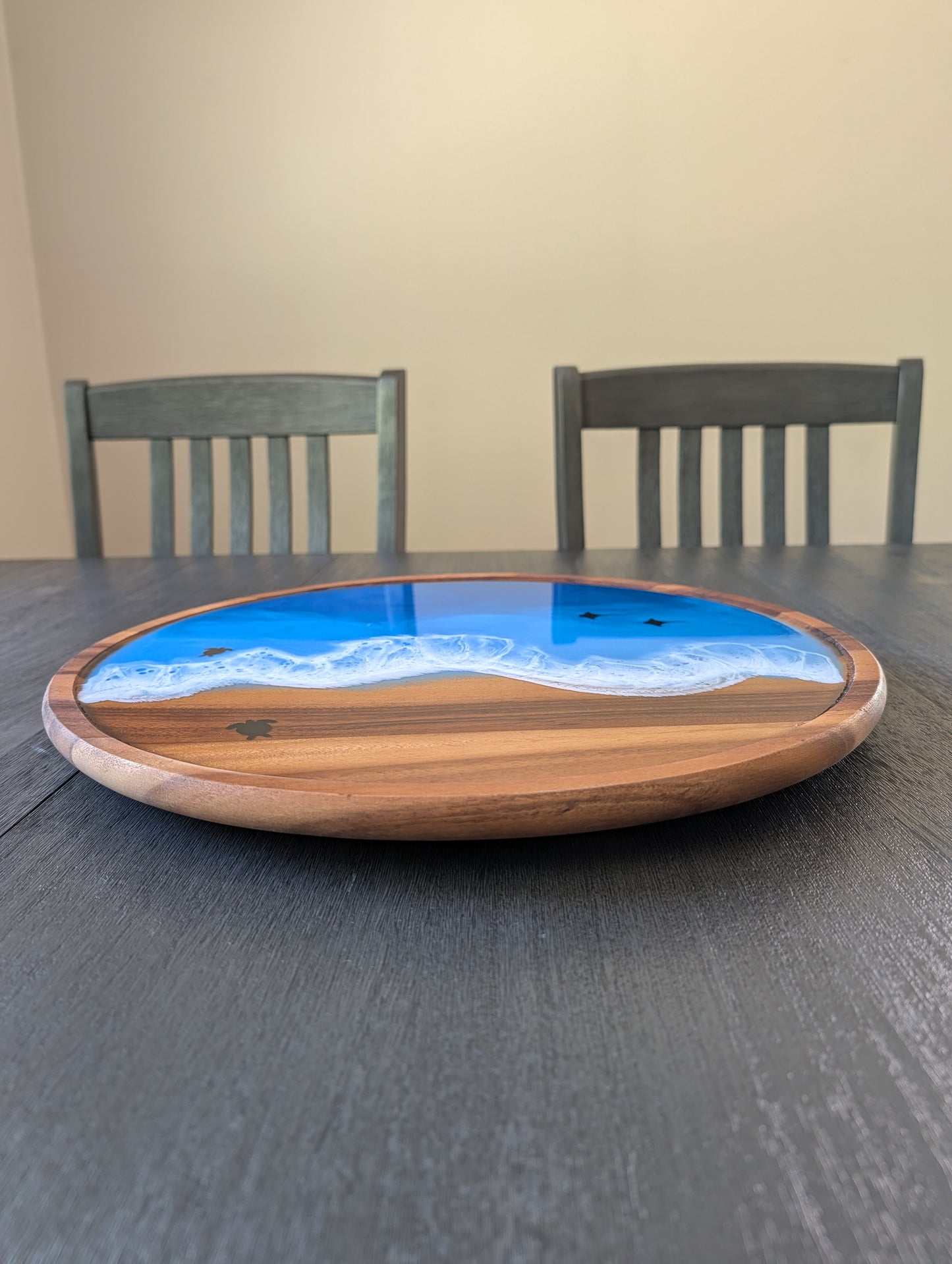 Lazy Susan | Pacific Ocean (large, 18 inch)
