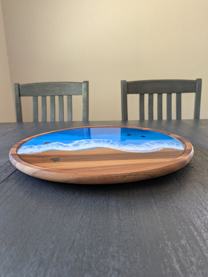 Lazy Susan | Pacific Ocean (large, 18 inch)