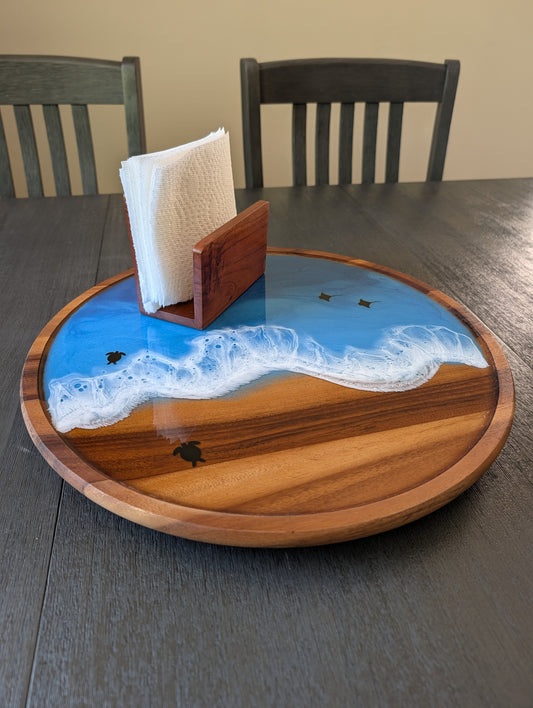 Lazy Susan | Pacific Ocean (large, 18 inch)