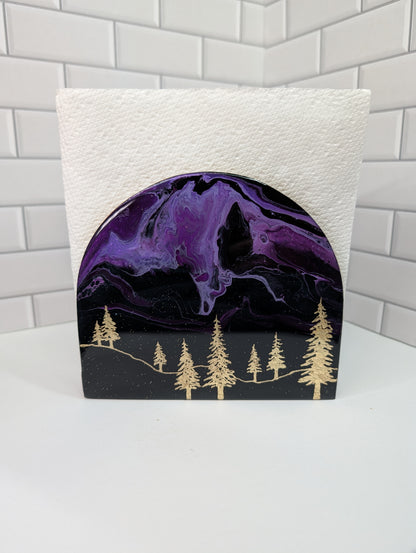 Gilded Gold Tree Napkin Holder
