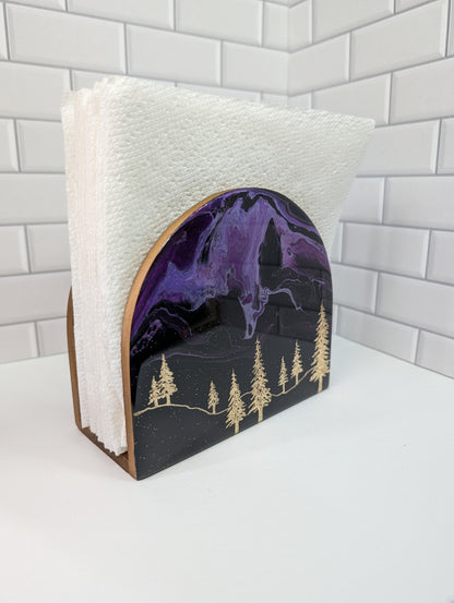 Gilded Gold Tree Napkin Holder