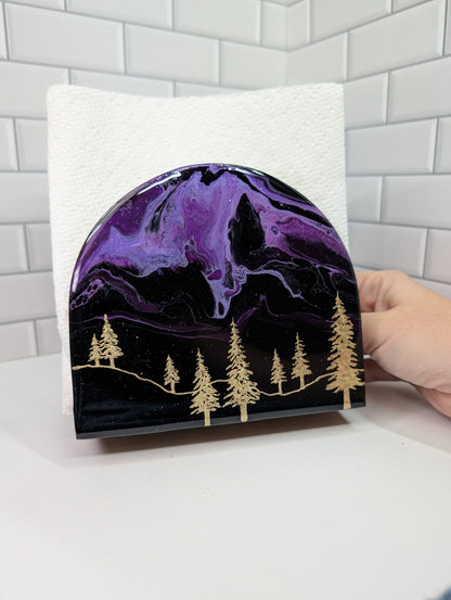 Gilded Gold Tree Napkin Holder
