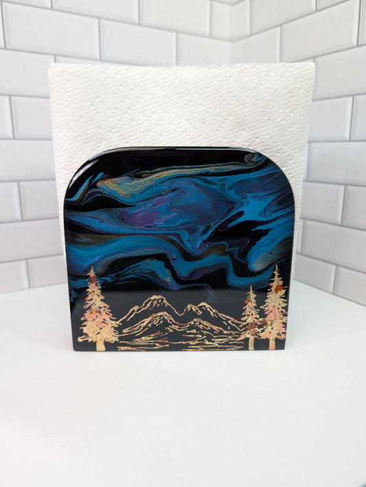 Gilded Mountain+ Tree Napkin Holder