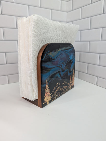 Gilded Mountain+ Tree Napkin Holder