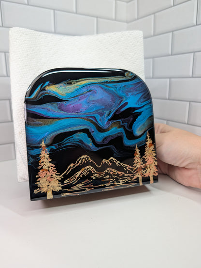 Gilded Mountain+ Tree Napkin Holder