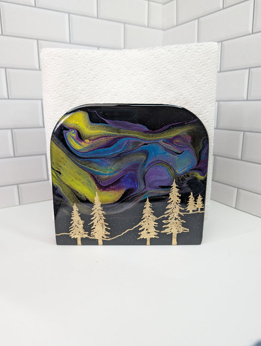 Gilded Gold Tree Napkin Holder